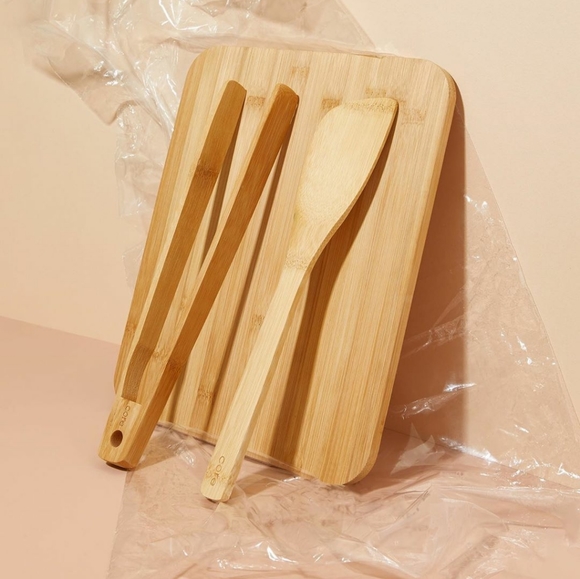 Causebox Core Bamboo Serve Set NWT. - Picture 1 of 4